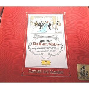 Franz Lehar, The Merry Widow, LP records BOXED SET, 2 LPs, GERMANY 1973 MINTY